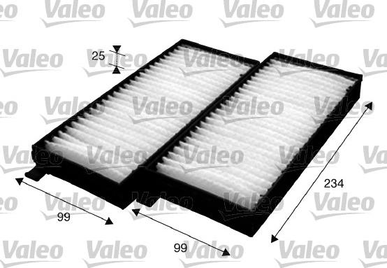 Valeo 715624 - Фильтр воздуха в салоне autospares.lv