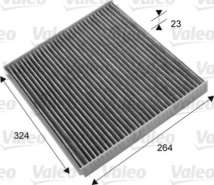 Valeo 715671 - Фильтр воздуха в салоне autospares.lv