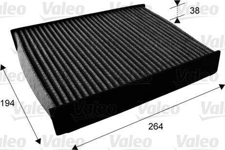 Valeo 715672 - Фильтр воздуха в салоне autospares.lv