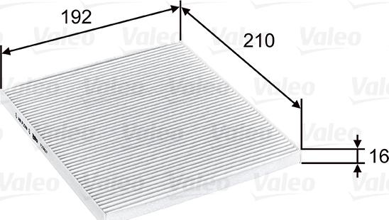 Valeo 715807 - Фильтр воздуха в салоне autospares.lv