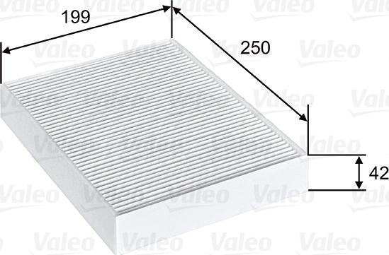 Valeo 715815 - Фильтр воздуха в салоне autospares.lv