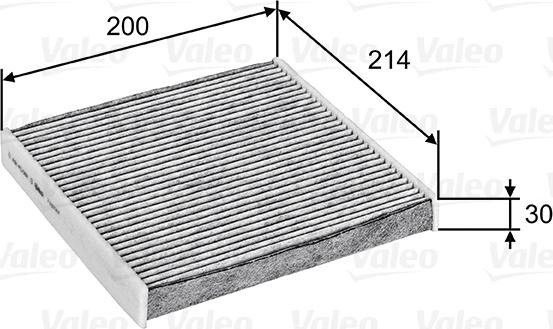 Valeo 715747 - Фильтр воздуха в салоне autospares.lv