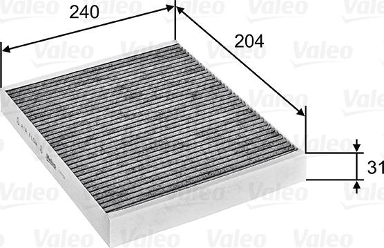 Valeo 715752 - Фильтр воздуха в салоне autospares.lv