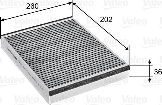 Valeo 715757 - Фильтр воздуха в салоне autospares.lv