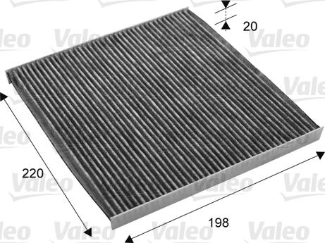 Valeo 715701 - Фильтр воздуха в салоне autospares.lv