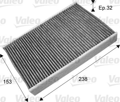 Valeo 715722 - Фильтр воздуха в салоне autospares.lv