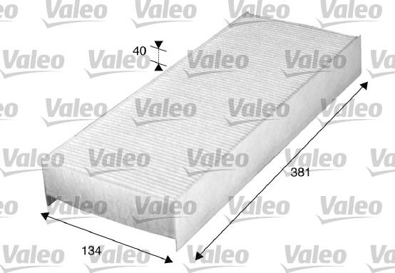 Valeo 716010 - Фильтр воздуха в салоне autospares.lv