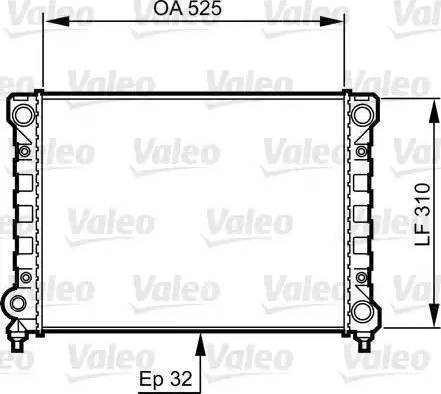 Ava Quality Cooling VW 2071 - Радиатор, охлаждение двигателя autospares.lv