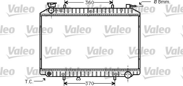 Valeo 734427 - Радиатор, охлаждение двигателя autospares.lv