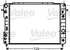 Valeo 734542 - Радиатор, охлаждение двигателя autospares.lv