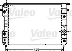 Valeo 734504 - Радиатор, охлаждение двигателя autospares.lv