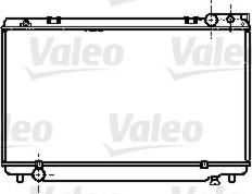 Valeo 734505 - Радиатор, охлаждение двигателя autospares.lv