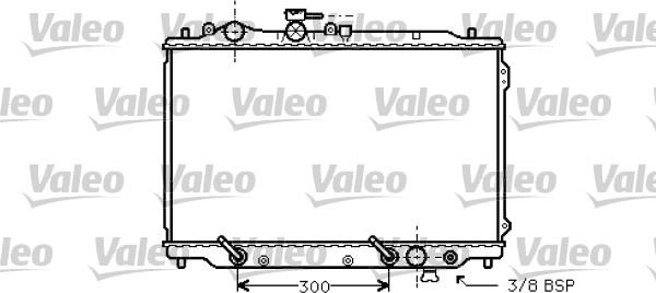 Valeo 734581 - Радиатор, охлаждение двигателя autospares.lv