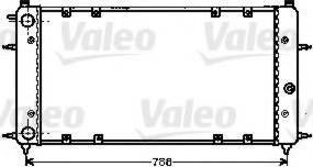 Valeo 734536 - Радиатор, охлаждение двигателя autospares.lv