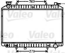 Valeo 734530 - Радиатор, охлаждение двигателя autospares.lv