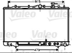 Valeo 734525 - Радиатор, охлаждение двигателя autospares.lv