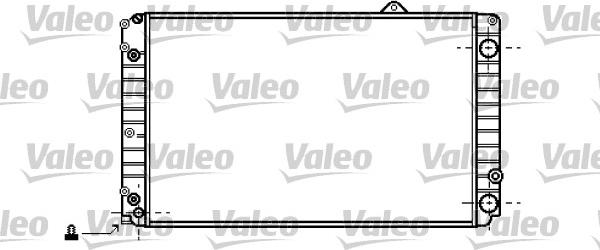 Valeo 734695 - Радиатор, охлаждение двигателя autospares.lv