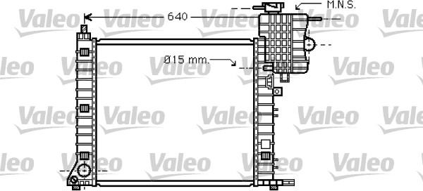Valeo 734669 - Радиатор, охлаждение двигателя autospares.lv