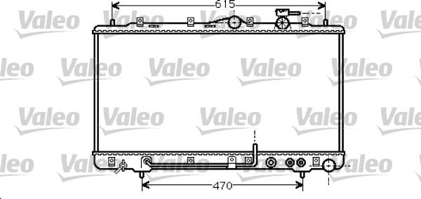 Valeo 734261 - Радиатор, охлаждение двигателя autospares.lv