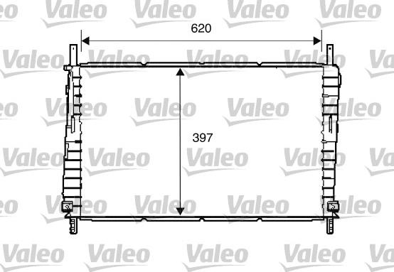 Valeo 734287 - Радиатор, охлаждение двигателя autospares.lv