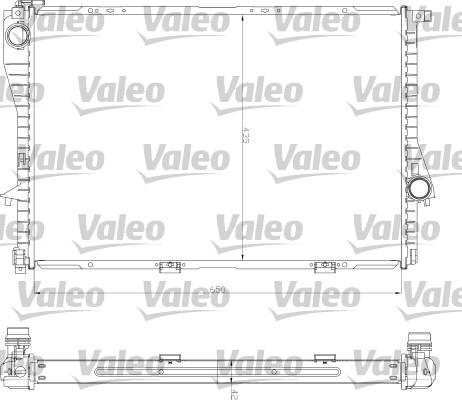 Valeo 734277 - Радиатор, охлаждение двигателя autospares.lv