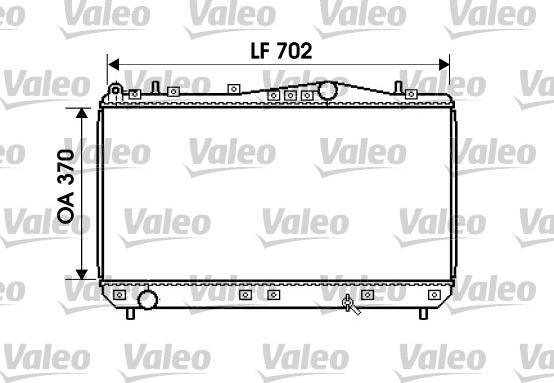 Valeo 734762 - Радиатор, охлаждение двигателя autospares.lv