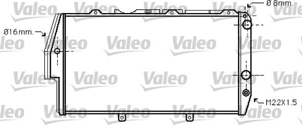 Valeo 734738 - Радиатор, охлаждение двигателя autospares.lv