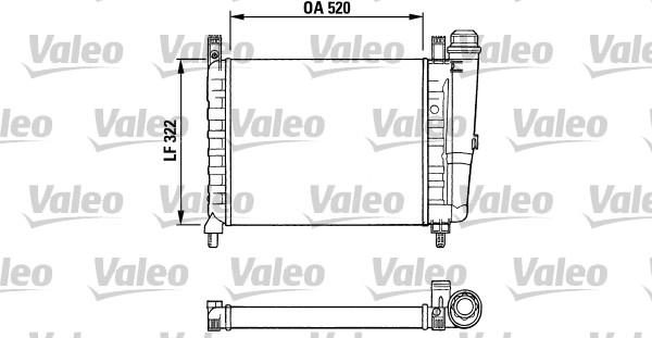 Valeo 730991 - Радиатор, охлаждение двигателя autospares.lv