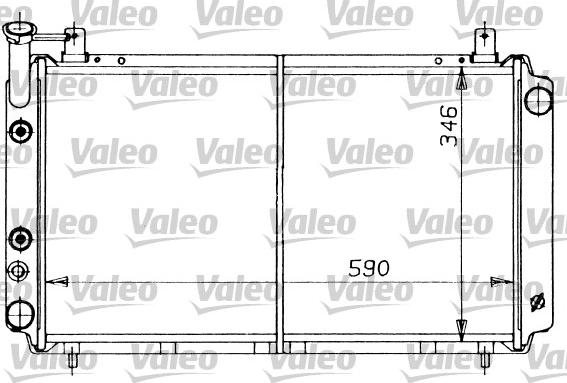 Valeo 730409 - Радиатор, охлаждение двигателя autospares.lv