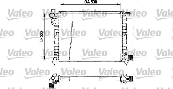 Valeo 730569 - Радиатор, охлаждение двигателя autospares.lv