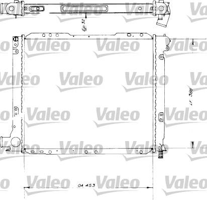 Valeo 730538 - Радиатор, охлаждение двигателя autospares.lv