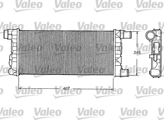 Valeo 730520 - Радиатор, охлаждение двигателя autospares.lv