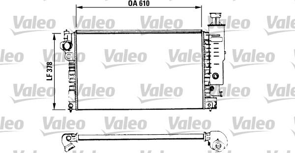 Valeo 730575 - Радиатор, охлаждение двигателя autospares.lv