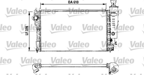 Valeo 730577 - Радиатор, охлаждение двигателя autospares.lv