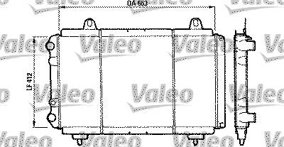 Valeo 730004 - Радиатор, охлаждение двигателя autospares.lv