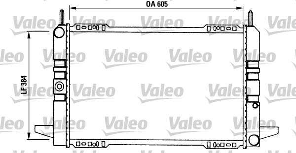 Valeo 730145 - Радиатор, охлаждение двигателя autospares.lv