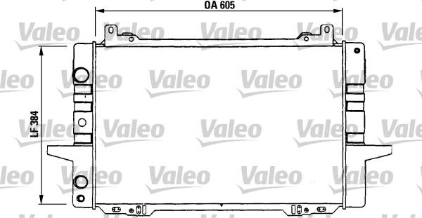 Valeo 730114 - Радиатор, охлаждение двигателя autospares.lv
