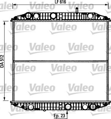 Valeo 730894 - Радиатор, охлаждение двигателя autospares.lv