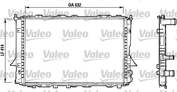 Valeo 730361 - Радиатор, охлаждение двигателя autospares.lv