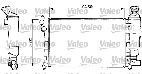 Valeo 730368 - Радиатор, охлаждение двигателя autospares.lv