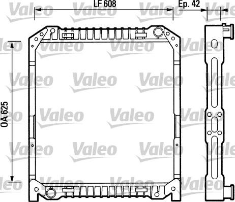 Valeo 730379 - Радиатор, охлаждение двигателя autospares.lv