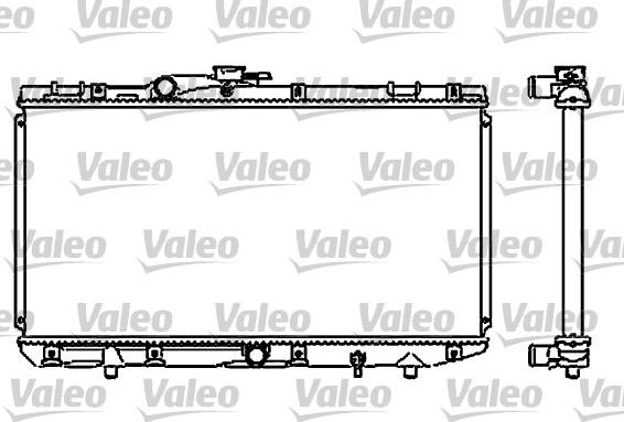 Valeo 731564 - Радиатор, охлаждение двигателя autospares.lv