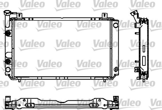 Valeo 731661 - Радиатор, охлаждение двигателя autospares.lv