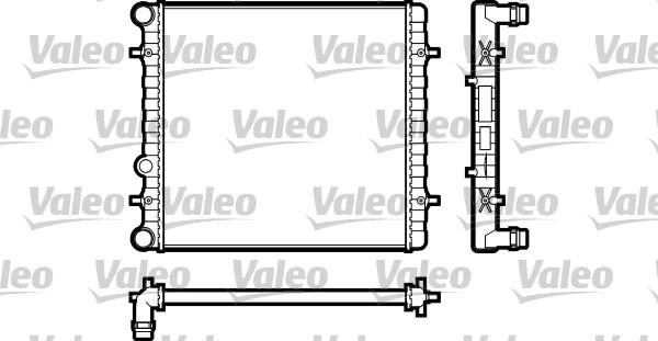 Valeo 731606 - Радиатор, охлаждение двигателя autospares.lv