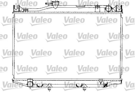 Valeo 731099 - Радиатор, охлаждение двигателя autospares.lv