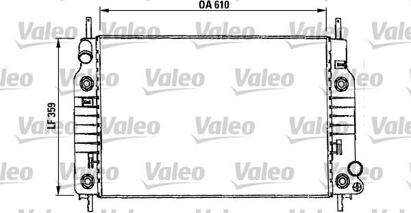 Valeo 731017 - Радиатор, охлаждение двигателя autospares.lv