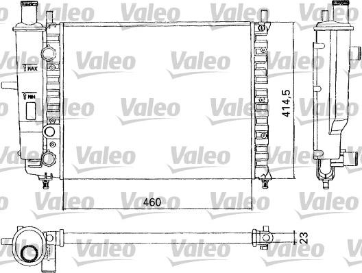 Valeo 731304 - Радиатор, охлаждение двигателя autospares.lv