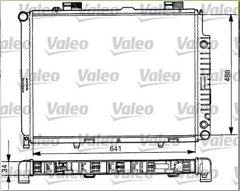 Valeo 731294 - Радиатор, охлаждение двигателя autospares.lv