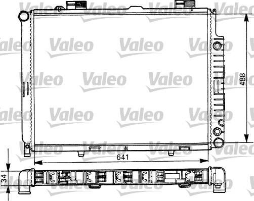 Valeo 731294 - Радиатор, охлаждение двигателя autospares.lv