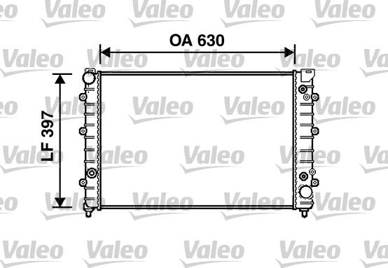 Valeo 731759 - Радиатор, охлаждение двигателя autospares.lv